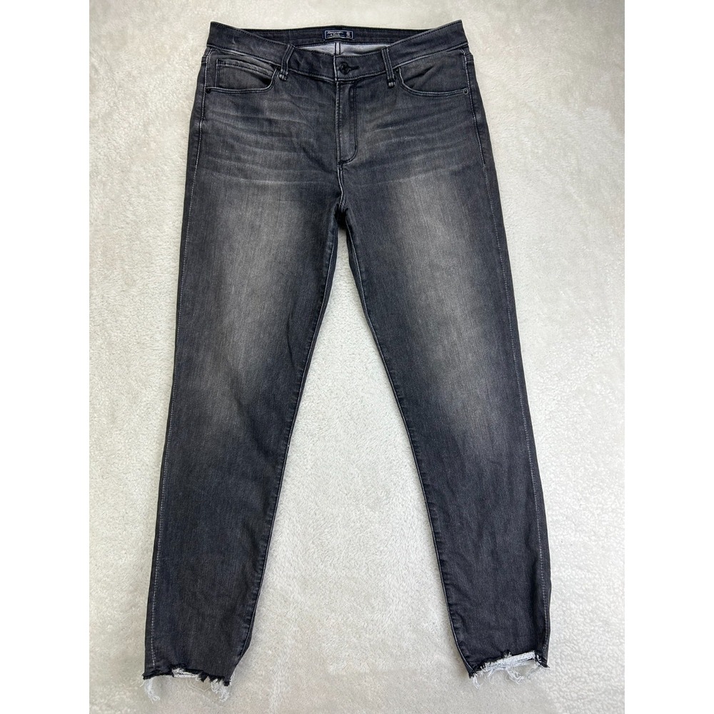 Abercrombie & Fitch Super Skinny Ankle Jeans Womens 32/14L Dark Gray High-Rise